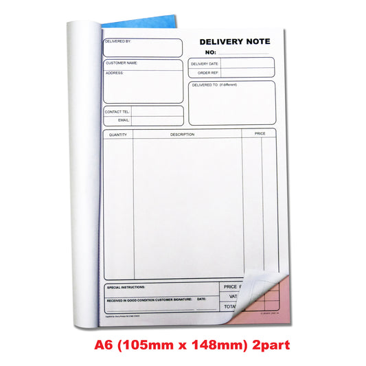 NCR Delivery Note Duplicate Book A6 (POCKET SIZE)
