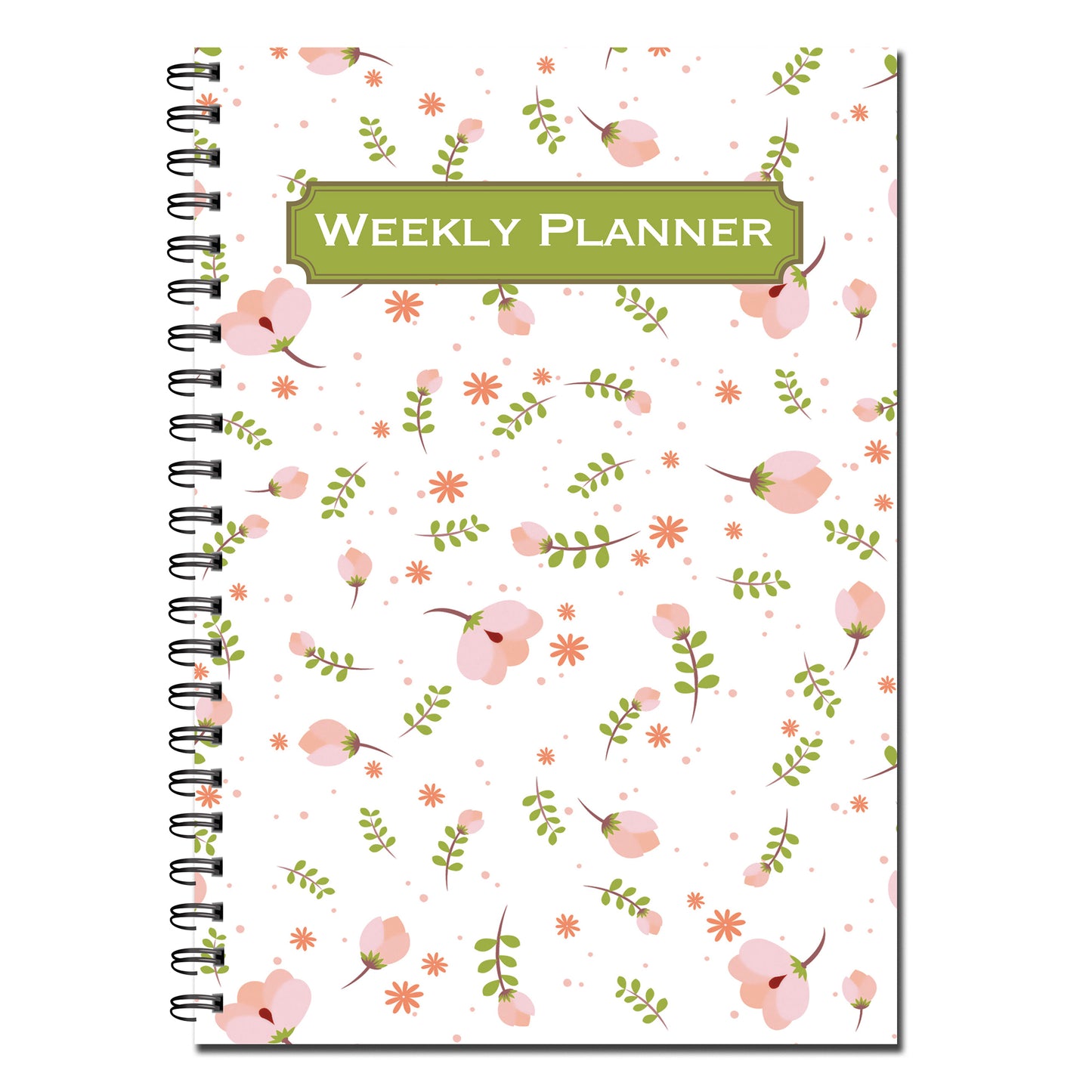 Designer Range Weekly Planner A5 120gsm 50 double sided pages Wirobound