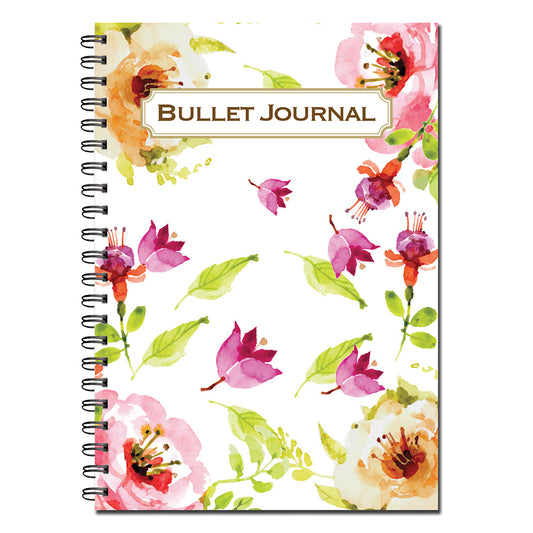 Designer Range Bullet Journal A5 120gsm 50 doppelseitige Seiten Wirobound