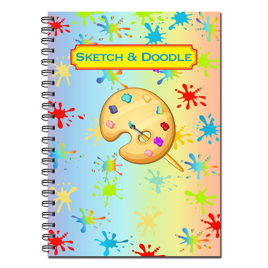 Designer Range Sketch &amp; Doodle Buch A5 120gsm 50 Seiten Wirobound