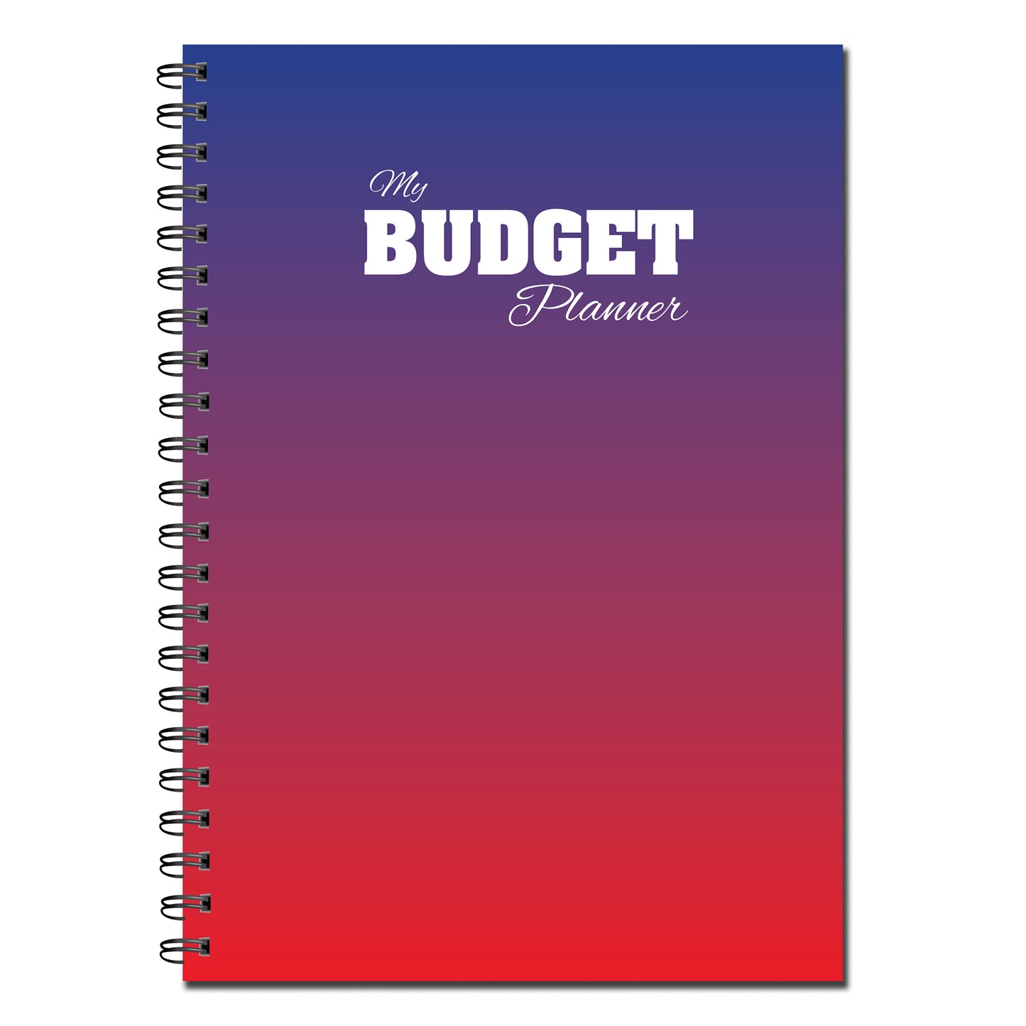 PERSONALISED My Budget Planner | Finance Tracker | Full Year Undated | 50 double sided pages | A5 148mm x 210mm | Quality 120gsm | Wiro