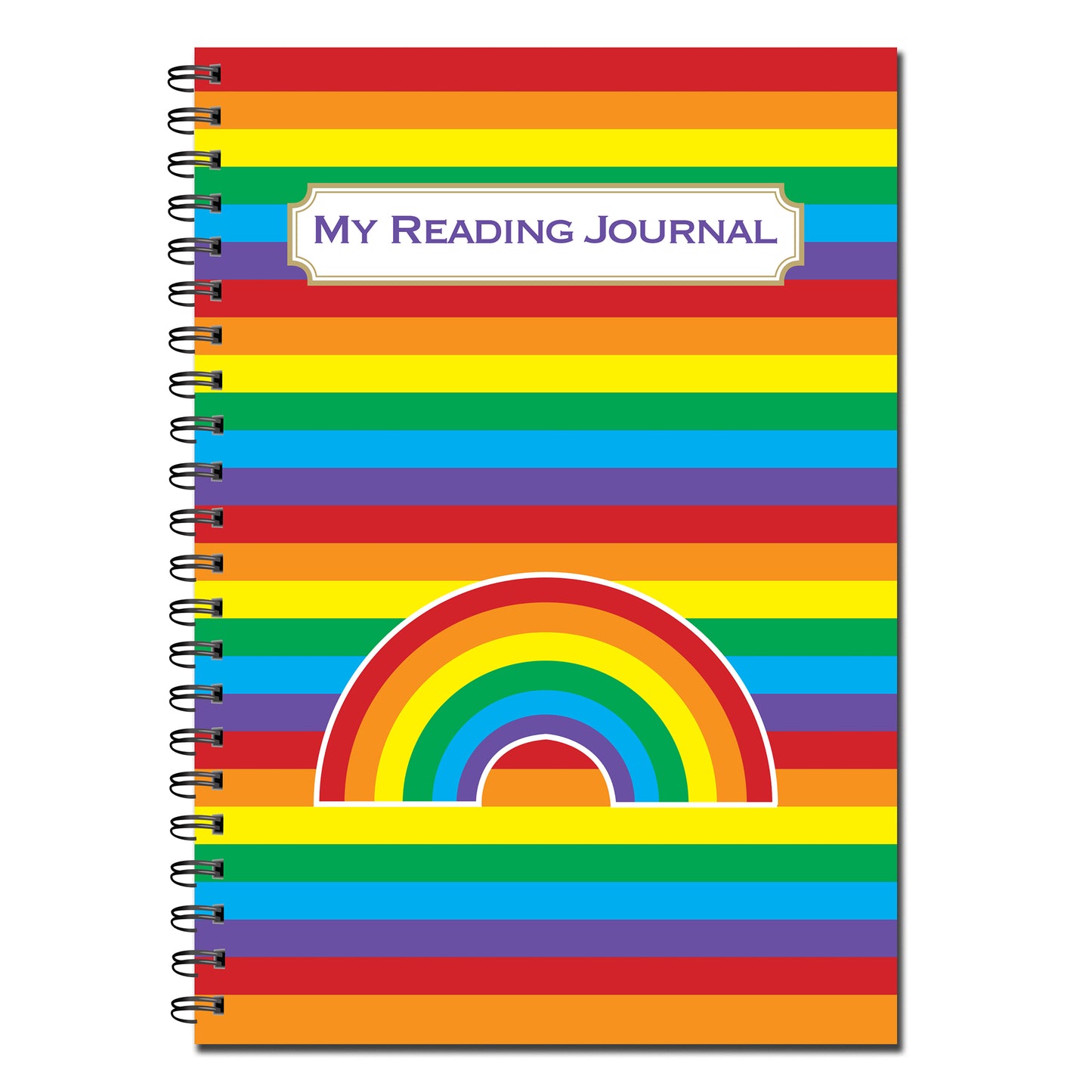 PERSONALISED Reading Journal | Book Journal | Book Review | 50 double sided pages | A5 148mm x 210mm | Quality 120gsm | Wirobound