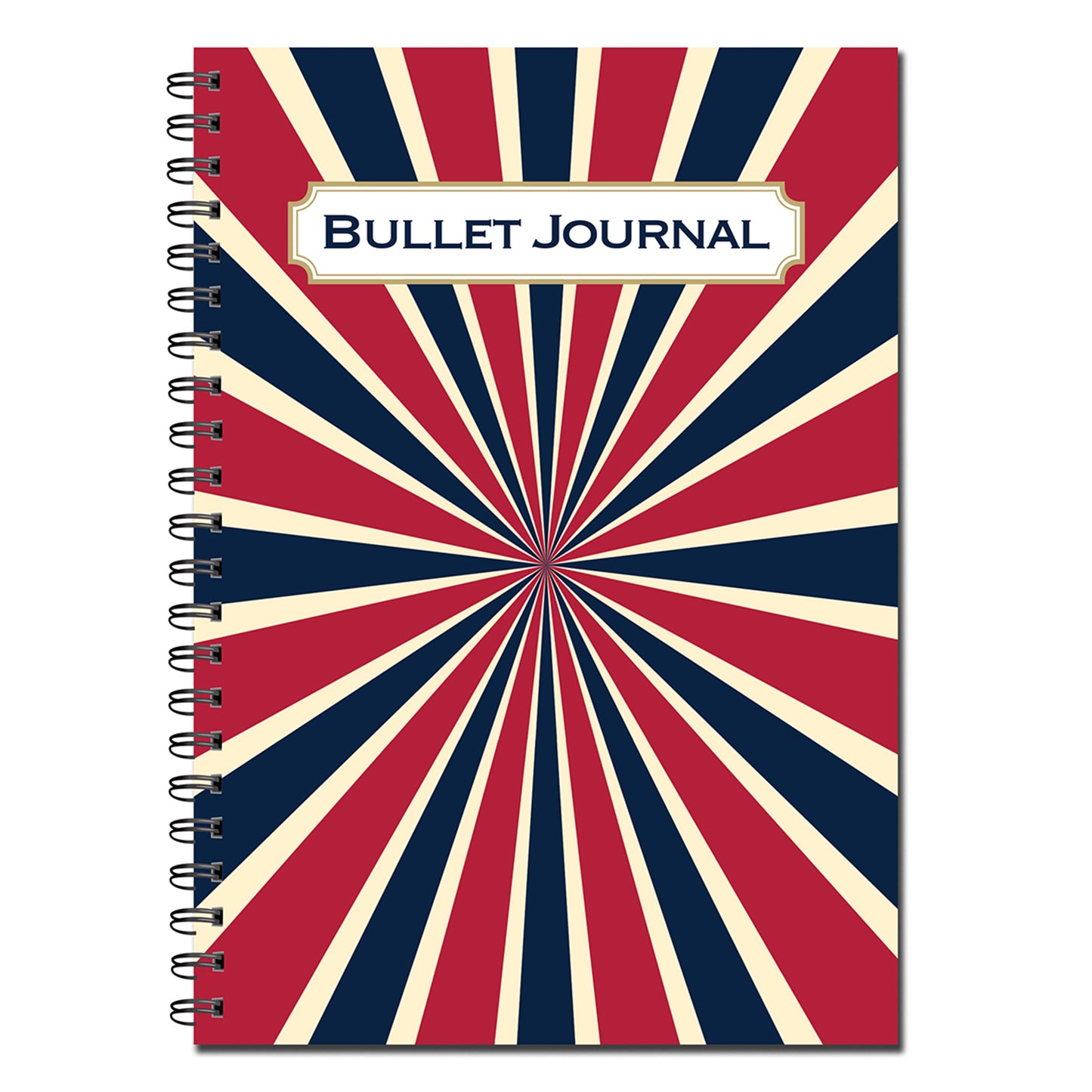 Designer Range Bullet Journal / Dotted Notebook A5 120gsm 50 double sided pages Wirobound